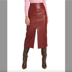 A.L.C Moss Vegan Leather Skirt